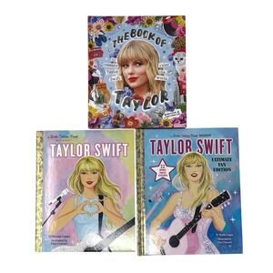 Taylor Swift Book Lot of 3 Little Golden Book Biography + Ultimate Fan Edition